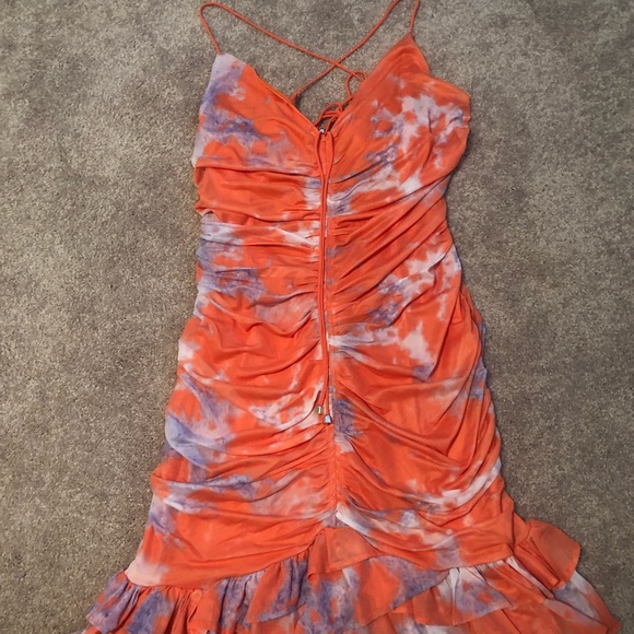 Plus Size Ruched Mini Dress - Picture 4 of 4